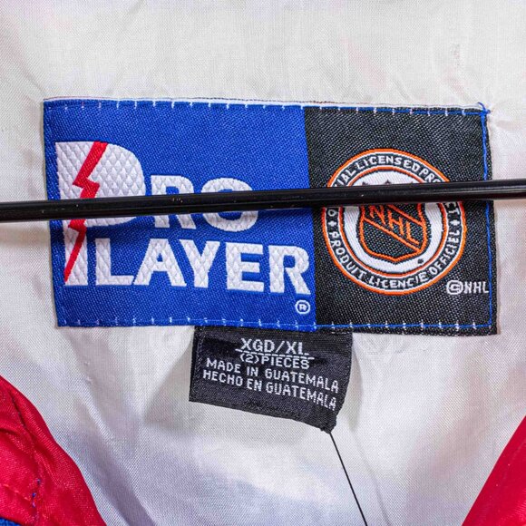New York Rangers Pro Player Windbreaker Jacket XL VTG 90s Hockey NHL - Picture 7 of 10